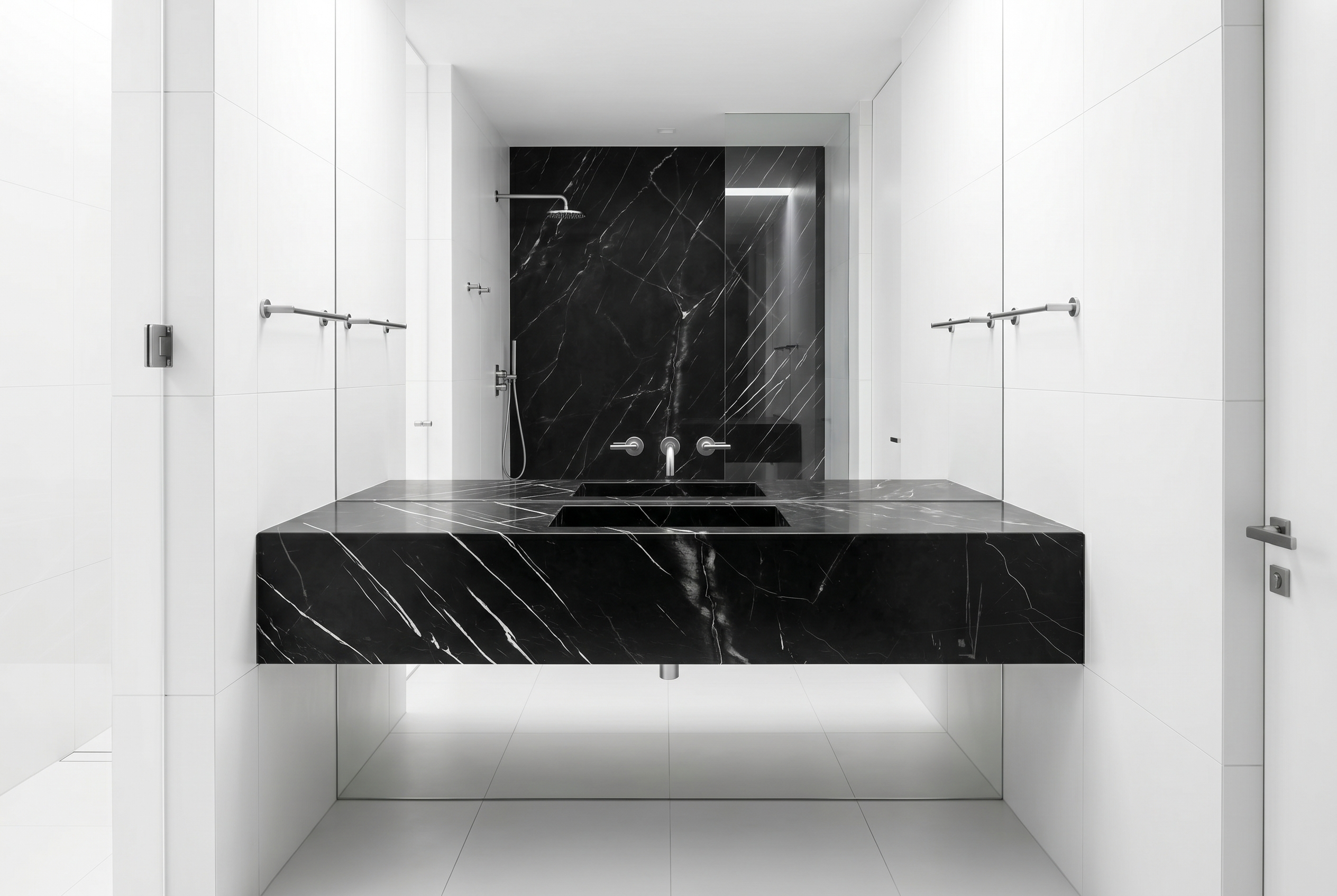 Premium luxury marble slab showcasing exquisite natural veining for high-end architectural design